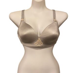 Bravado Bliss satin nursing bra, 34 D/E DD‎